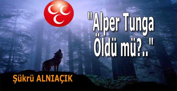 “Alper Tunga Öldü mü?..”