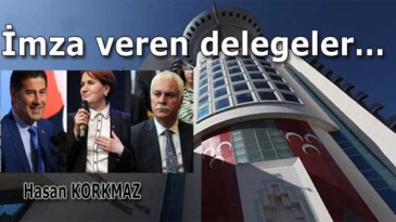 İmza veren delegeler…