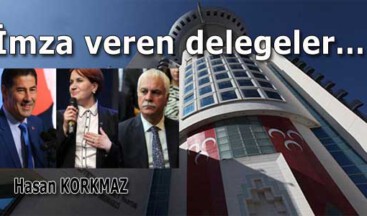 İmza veren delegeler…