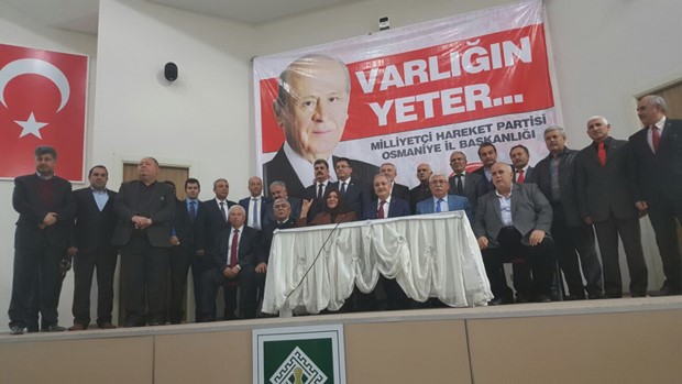 MHP OSMANİYE: LİDERİMİZİN EMRİNDEYİZ