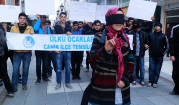 ÜLKÜCÜLER GÖRME ENGELLİLER İÇİN YÜRÜDÜ
