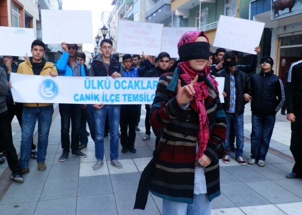 ÜLKÜCÜLER GÖRME ENGELLİLER İÇİN YÜRÜDÜ