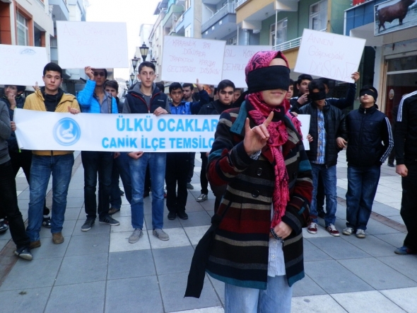 ÜLKÜCÜLER GÖRME ENGELLİLER İÇİN YÜRÜDÜ