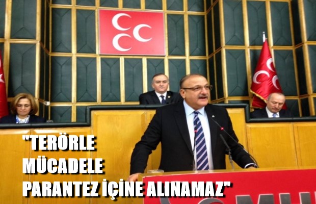 “TERÖRLE MÜCADELE PARANTEZ İÇİNE ALINAMAZ”