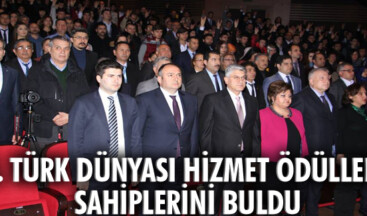 “2. Türk Dünyası Hizmet Ödülleri” sahiplerini buldu