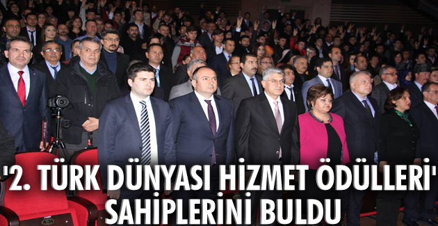 “2. Türk Dünyası Hizmet Ödülleri” sahiplerini buldu