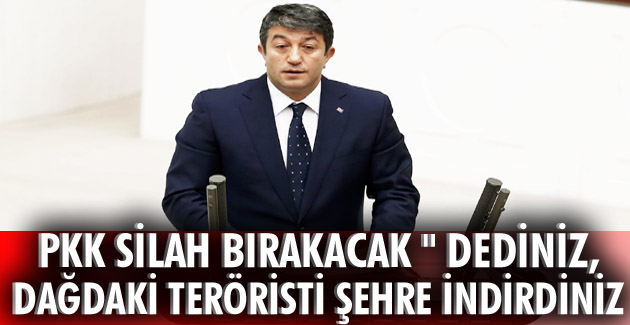 Dağdaki teröristi şehre indirdiniz