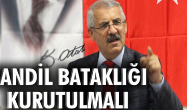 Kandil bataklığı kurutulmalı