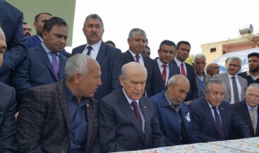 MHP LİDERİ BAHÇELİ’DEN ŞEHİT AİLESİNE ZİYARET