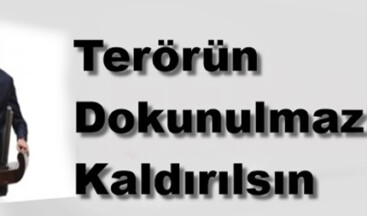 Terörün dokunulmazlığı kaldırılsın
