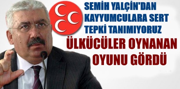 KAYYUMCULARA SERT TEPKİ TANIMIYORUZ