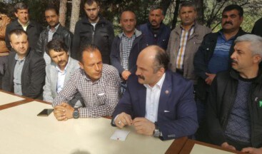 Grevdeki Maden İşçilerine Destek