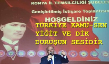 TÜRKİYE KAMU-SEN YİĞİT VE DİK DURUŞUN SESİDİR