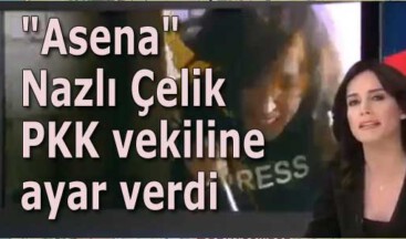 “Asena” Nazlı Çelik PKK vekiline ayar verdi