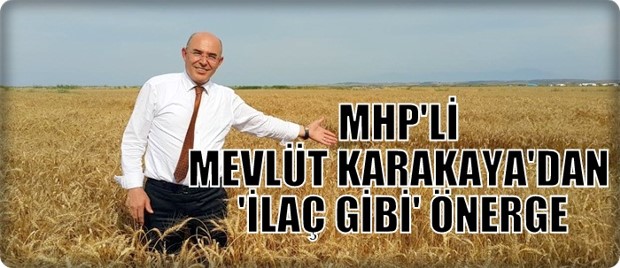 MHP’Lİ MEVLÜT KARAKAYA’DAN ‘İLAÇ GİBİ’ ÖNERGE