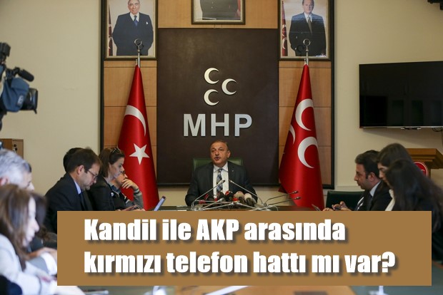 Kandil ile AKP arasında kırmızı telefon hattı mı var?