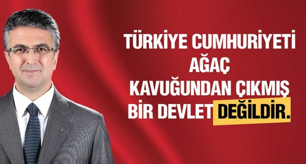 Türkiye Cumhuriyeti ağaç kovuğundan çıkmış bir devlet değildir.