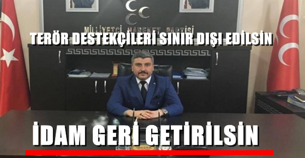 BAŞKAN EVCİL’DEN ACİL TERÖR ÖNLEM PAKETİ