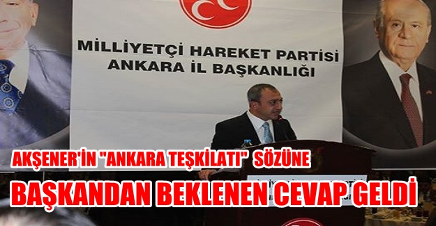 ÇETİNKAYA’DAN AKŞENER’E YANIT