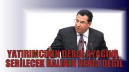 YATIRIMCININ DERDİ AYAĞINA SERİLECEK HALININ RENGİ DEĞİL