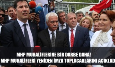 MHP MUHALİFLERİNE BİR DARBE DAHA!