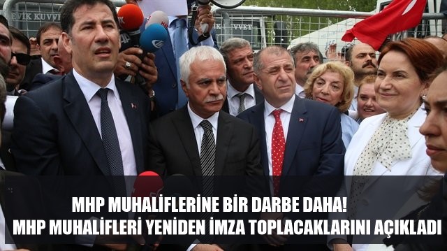 MHP MUHALİFLERİNE BİR DARBE DAHA!