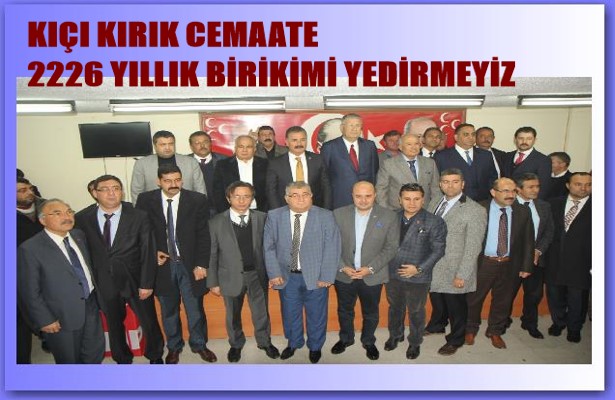 CEMAATE 2226 YILLIK BİRİKİMİ YEDİRMEYİZ