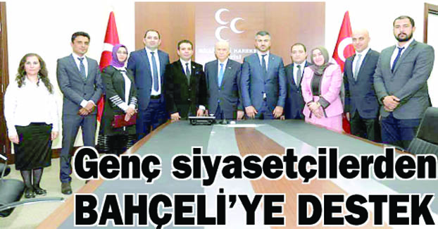 Genç siyasetçilerden Bahçeli’ye destek