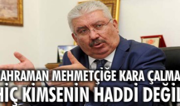 “Kahraman Mehmetçiğe kara çalmak, hiç kimsenin haddi değil”