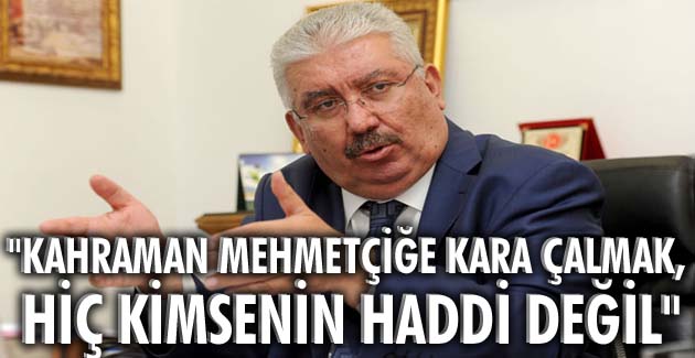 “Kahraman Mehmetçiğe kara çalmak, hiç kimsenin haddi değil”