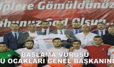 BAŞLAMA VURUŞU ÜLKÜ OCAKLARI GENEL BAŞKANINDAN