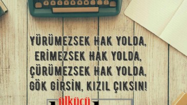 Huzurlu bir gelecek için tek çare ÜLKÜCÜ KADRO’ dur