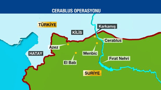MEHMETÇİK SURİYE’DE: Cerablus’a Operasyon Yapıyoruz
