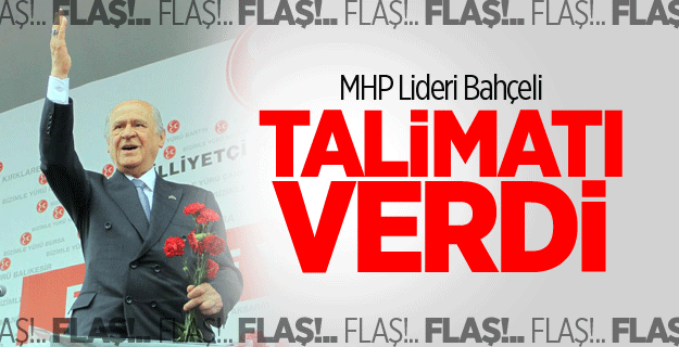 MHP Lideri Bahçeli talimatı verdi! MHP Türkiye turuna çıkıyor