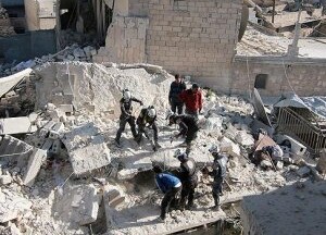 HALEPLİLERİN ÜZERİNE ESAT VE RUSYA BOMBA YAĞDIRIYOR