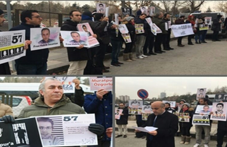 Ankara’da “Güney Azerbaycanlı Türk Siyasi Mahpuslara Özgürlük” Eylemi Gerçekleştirildi