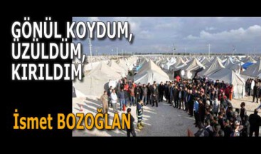 GÖNÜL KOYDUM, ÜZÜLDÜM, KIRILDIM