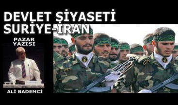 DEVLET SİYASETİ SURİYE-İRAN