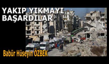 YAKIP-YIKMAYI BAŞARDILAR