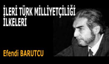 İLERİ TÜRK MİLLİYETÇİLİĞİ İLKELERİ