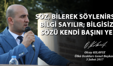 Söz, Bilerek Söylenirse, Bilgi Sayılır; Bilgisizin Sözü Kendi Başını Yer