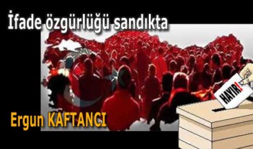İfade özgürlüğü sandıkta