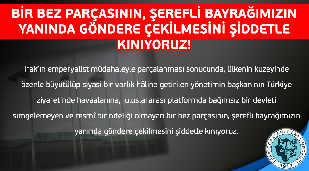 Göndere çekilen rezalete Türk Ocakları’ndan tepki!