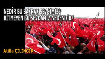 NEDİR BU BAYRAK SEVGİMİZ? BİTMEYEN BU SEVDAMIZ NEDENDİR?