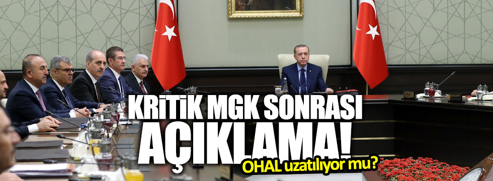 MGK: Fırat Kalkanı başarı ile sona erdi
