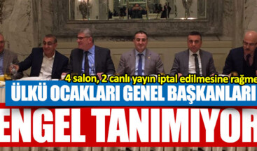 Ülkü Ocakları Genel Başkanları engel tanımıyor!