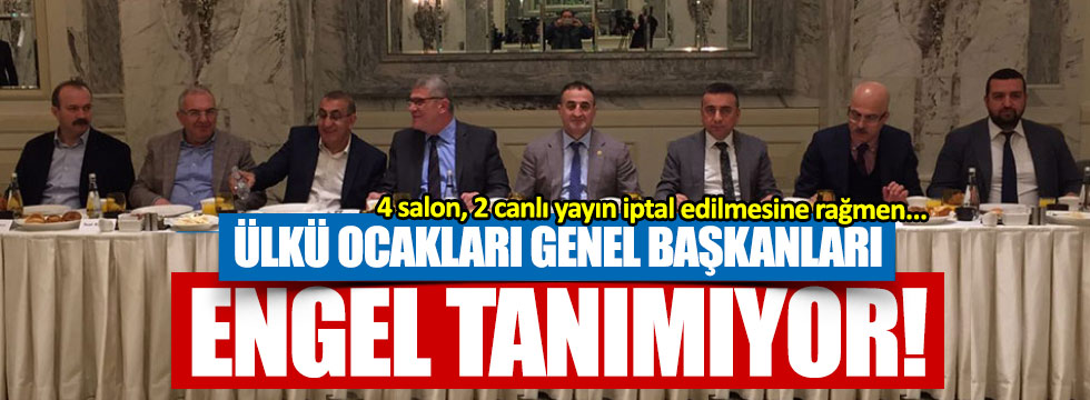 Ülkü Ocakları Genel Başkanları engel tanımıyor!