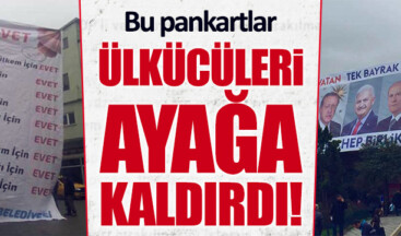 Ülkücüler Trabzon’a asılan pankartı konuşuyor!