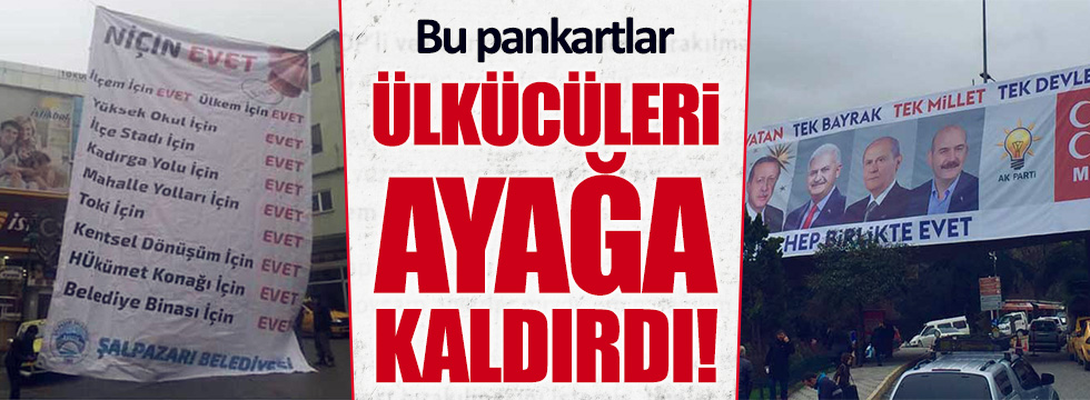 Ülkücüler Trabzon’a asılan pankartı konuşuyor!