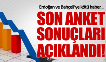 Ünlü araştırma şirketi, son anket sonuçlarını açıkladı